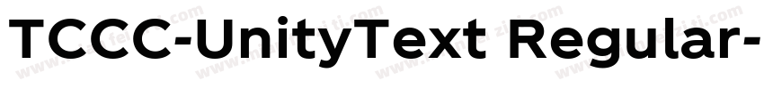 TCCC-UnityText Regular字体转换